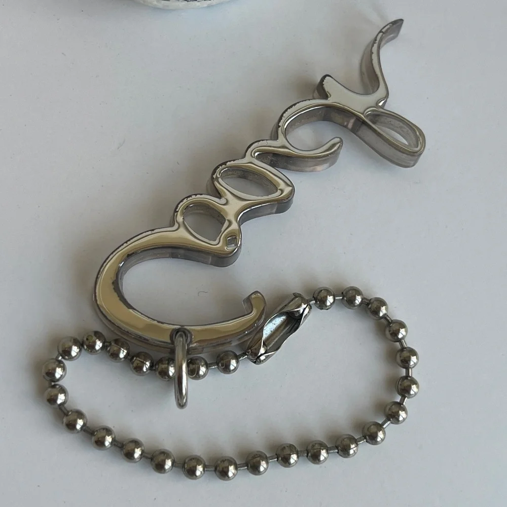 2.25” COACH Fob Bag Charm Keychain Hang Tag